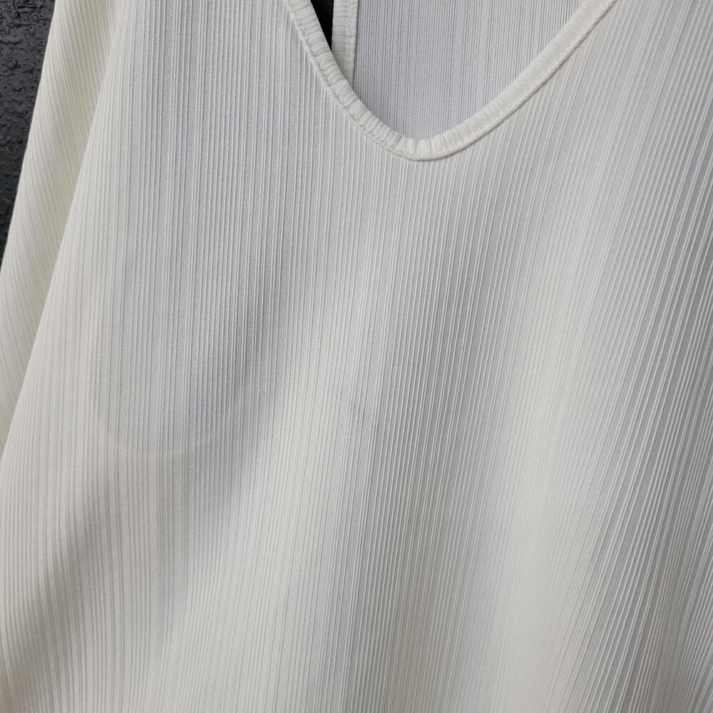 Free People Intimately Women’s Small White Ribbed Racerback Tank Top Neutral - Picture 6 of 6